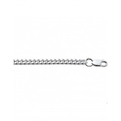 ZILVEREN COLLIER GOURMETTE 3.5MM 50 CM - 216691