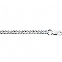ZILVEREN COLLIER GOURMETTE 3.5MM 50 CM - 216691