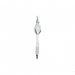 ZILVEREN BEDEL DARTPIJL 31X5MM - 161099 ZILVEREN BEDEL DARTPIJL 31X5MM - 161099