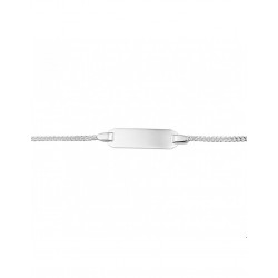 ZILVEREN KINDERARMBAND MET GRAVEERPLAAT - 1005682 - 217957