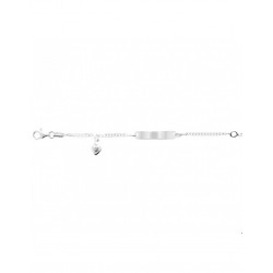 ZILVEREN GRAVEERARMBAND HART - 194376