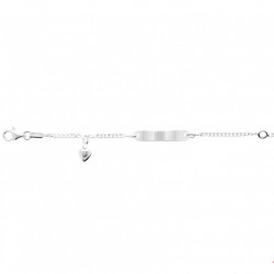 ZILVEREN GRAVEERARMBAND HART - 194376 ZILVEREN GRAVEERARMBAND HART - 194376