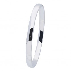 MASSIEF ZILVEREN BANGLE OVAAL [6X60MM] - 220193