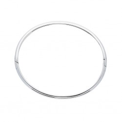 GLOW ZILVEREN BANGLE MASSIEF - OVAAL - 215468