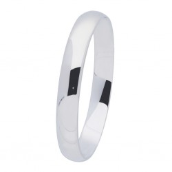 MASSIEF ZILVEREN BANGLE OVAAL [12X60MM] - 217486