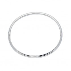 MASSIEF ZILVEREN BANGLE OVAAL [12X60MM] - 217486