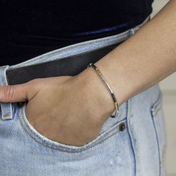 JEH ZILVEREN ARMAND OXI/WIT+GOLDFILLED - 227397