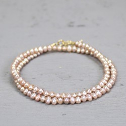 JEH PARELCOLLIER MET GOLDFILLED SLOT - 191500 JEH PARELCOLLIER MET GOLDFILLED SLOT - 191500