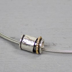 JEH ZILVEREN HANGER+ GOLDFILLED - 229064