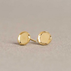 JEH ZILVEREN OORKNOPPEN VERGULD - 199424