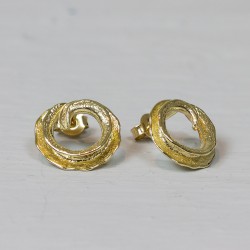 JEH OORSTEKER RONDE LUS 14 K GOUD - 219671 JEH OORSTEKER RONDE LUS 14 K GOUD - 219671