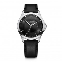 VICTORINOX HORLOGE ALLIANCE BLACK LEATHER - 220158