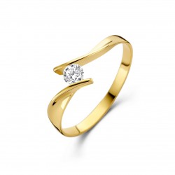 JOY&JULIA GOUDEN RING MET ZIRKONIA - 217724