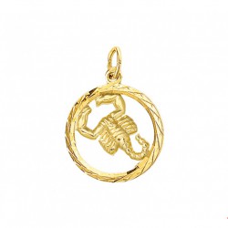 GOUDEN STERRENBEELD HANGER ROND - SCHORPIOEN - 215559 GOUDEN STERRENBEELD HANGER ROND - SCHORPIOEN - 215559