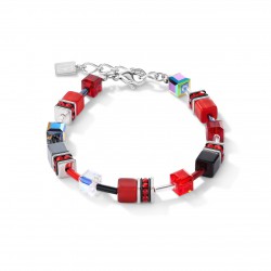 COEUR DE LION ARMBAND RED GREY - 217449 COEUR DE LION ARMBAND RED GREY - 217449