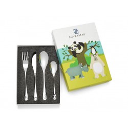 ZILVERSTAD KINDERCOUVERT 4 DELIG WILDLIFE RVS - 228518