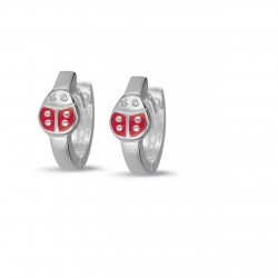 BELLINI ZILVEREN CREOLEN - LIEVEHEERSBEESTJE - 212117