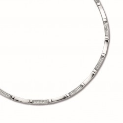 ROSA DI LUCA ZILVEREN COLLIER MET ZIRKONIA - 626.434.45 - 211326 ROSA DI LUCA ZILVEREN COLLIER MET ZIRKONIA - 626.434.45 - 211326