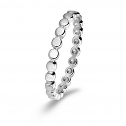 ROSA DI LUCA ZILVEREN BOLLETJES RING MAAT 58 - 629.726 - 201839