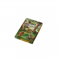 ZILVERSTAD RVS KINDERCOUVERT 4 DELIG BOSDIEREN - 198422 ZILVERSTAD RVS KINDERCOUVERT 4 DELIG BOSDIEREN - 198422