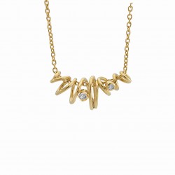 RABINOVICH GOUD OP ZILVER COLLIER - SPARKLING DREAM - 703 02 306 - 215111 RABINOVICH GOUD OP ZILVER COLLIER - SPARKLING DREAM - 703 02 306 - 215111