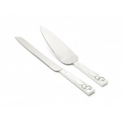 ZILVERSTAD TAARTSCHEP MET MES HARTJES - 212249