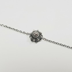 DUTCH BUTTON ZILVEREN ARMBAND - 8MM - 195737 DUTCH BUTTON ZILVEREN ARMBAND - 8MM - 195737