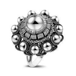 DUTCH BUTTON RING MET EEN 27MM KNOOP [MT19] - 211779