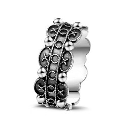 DUTCH BUTTON FANTASIE RING 8MM [MT16] - 195717