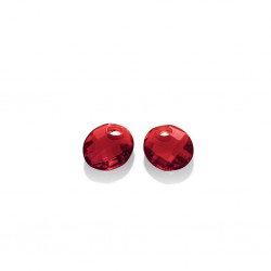 SPARKLING JEWELS EARSTONES SMALL OVAL RUBY QUARTZ - 226278