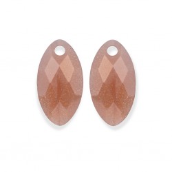 SPARKLING JEWELS EARSTONES LEAF SUNSTONE - 227051 SPARKLING JEWELS EARSTONES LEAF SUNSTONE - 227051