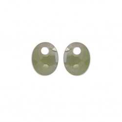 SPARKLING JEWELS EARSTONES - LIME JADE - SMALL OVAL - 232163