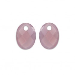 SPARKLING JEWELS EARSTONES MEDIUM OVAL PINK OPALITE - 232035