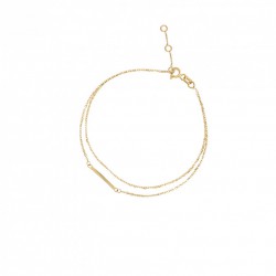 JACKIE GOUDEN ARMBAND - DOUBLE TROUBLE - 213057