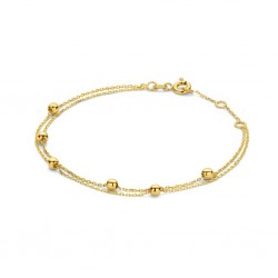 JACKIE GOUDEN ARMBAND - DOUBLE BUBBLE - 225470