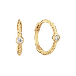 JACKIE OASIS WHIITE TOPAAS HOOPDS - 226853