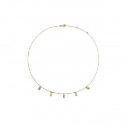 JACKIE GOUDEN COLLIER - MEDINA MULTIGEM - 217288