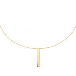 JACKIE GOUDEN COLLIER - ENGRAVING LONG BAR - 226832