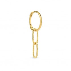 JACKIE GOUDEN OORRING - LINK SINGLE - 220738