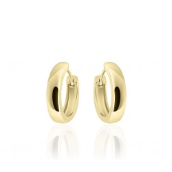 GOUD OP ZILVER CREOLEN - 18X4MM - 212397 GOUD OP ZILVER CREOLEN - 18X4MM - 212397