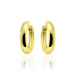 GOUD OP ZILVER OORRINGEN - 22X4MM - 212401 GOUD OP ZILVER OORRINGEN - 22X4MM - 212401