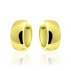 GOUD OP ZILVER OORRINGEN - 22X9MM - 212403 GOUD OP ZILVER OORRINGEN - 22X9MM - 212403