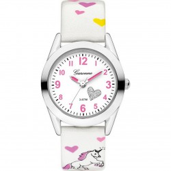 GARONNE HORLOGE KIDS WHITE PINK HAERT - 212869 GARONNE HORLOGE KIDS WHITE PINK HAERT - 212869