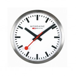 MONDAINE RAILWAY WANDKLOK STAAL [25CM] - 185362