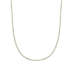 SPARKLING JEWELS COLLIER LIME JADE - GOLD 2MM - 230414