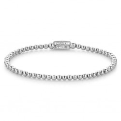 REBEL & ROSE ARMBAND - SILVER SHINE - 3MM - S - 231282 REBEL & ROSE ARMBAND - SILVER SHINE - 3MM - S - 231282