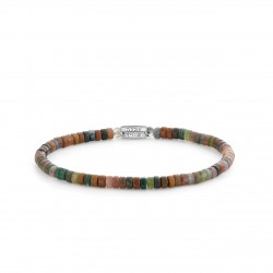 REBEL & ROSE ARMBAND - SLICES - INDIAN SUMMER - 4MM - S - 225108 REBEL & ROSE ARMBAND - SLICES - INDIAN SUMMER - 4MM - S - 225108