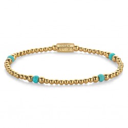 REBEL EN ROSE ARMBAND TOUCH OF TURQUOISE-4MM-S - 227275 REBEL EN ROSE ARMBAND TOUCH OF TURQUOISE-4MM-S - 227275