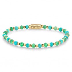 REBEL EN ROSE ARMBAND BLUE GREEN AVENTURE 4 MM M - 227250 REBEL EN ROSE ARMBAND BLUE GREEN AVENTURE 4 MM M - 227250