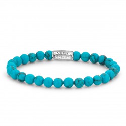 REBEL & ROSE ARMBAND - TURQUOISE DELIGHT - 6MM - M - 224958 REBEL & ROSE ARMBAND - TURQUOISE DELIGHT - 6MM - M - 224958